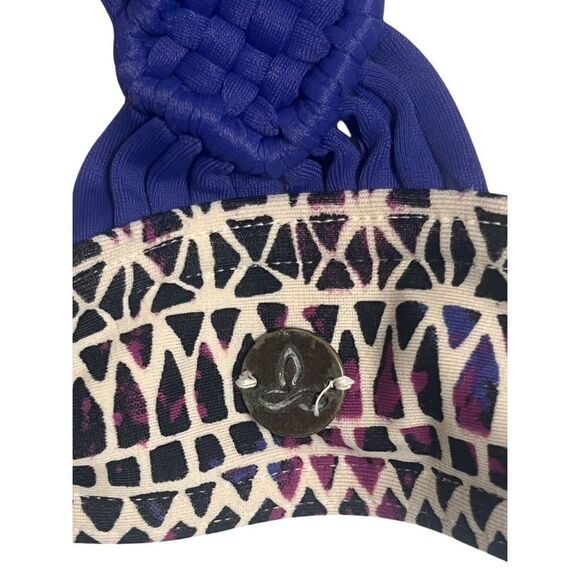 Prana Inez One Piece Purple Braided Detail in Back Women size XS - Picture 6 of 7